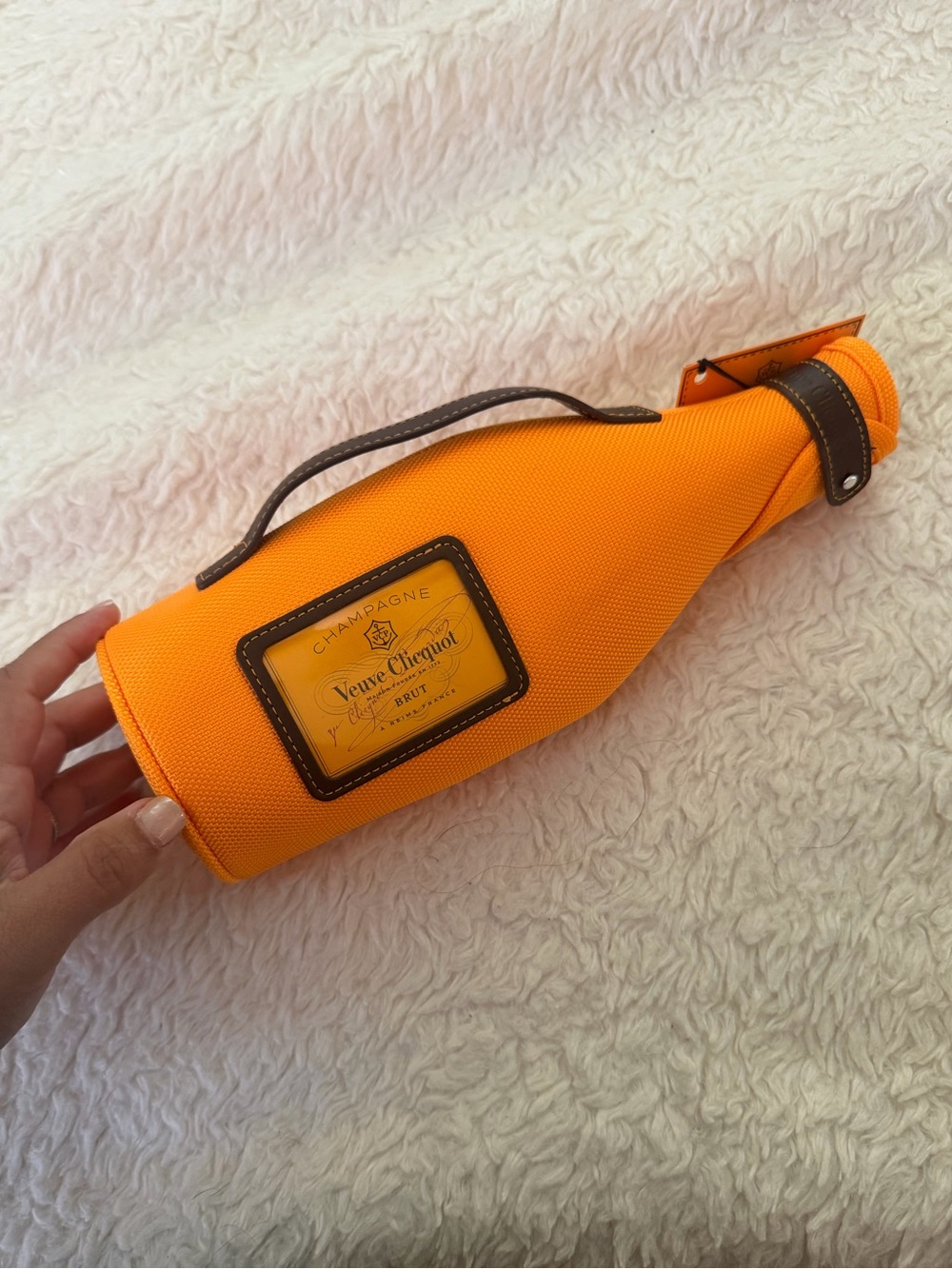Veuve Clicquot Orange Champagne Bottle Cooler Sleeve